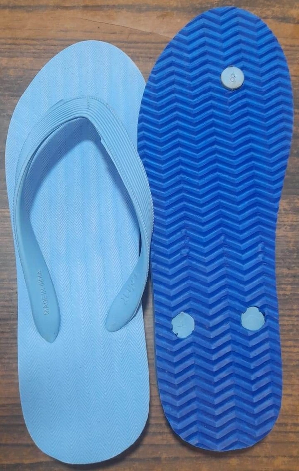 LEHAR Women Flat Chappal size 7 - SKY BLUE