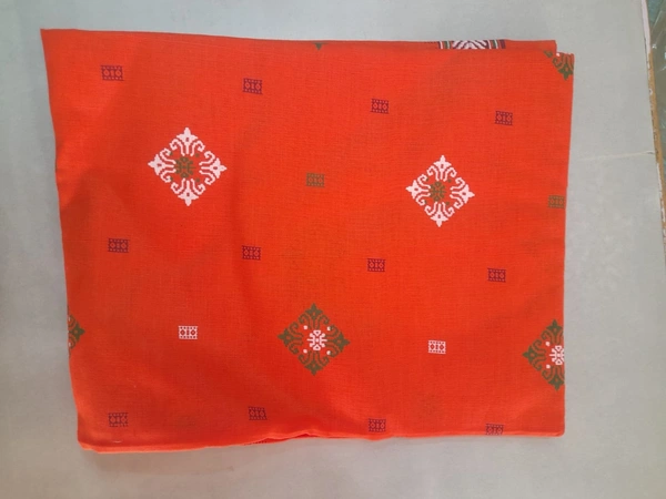 WE KART Puja Gamchha orange - Scarlet