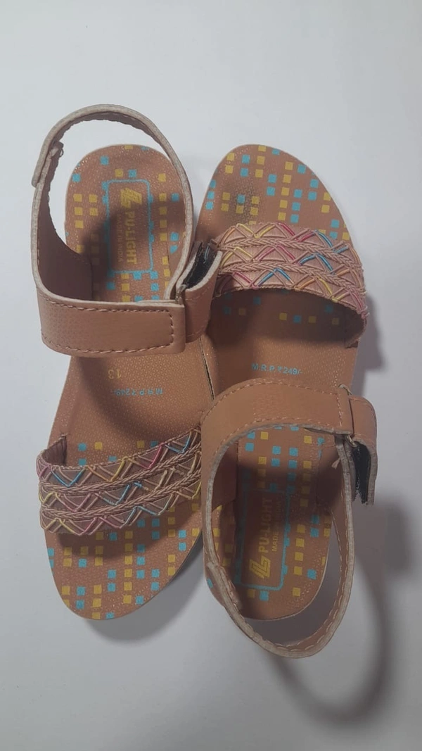 PU-LIGHT Girls Sandal Size 11
