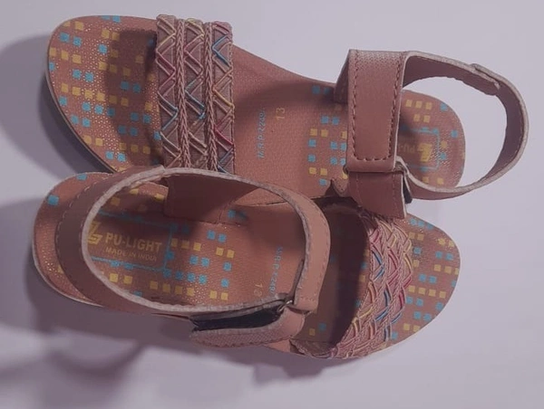 PU-LIGHT Girls Sandal Size 12
