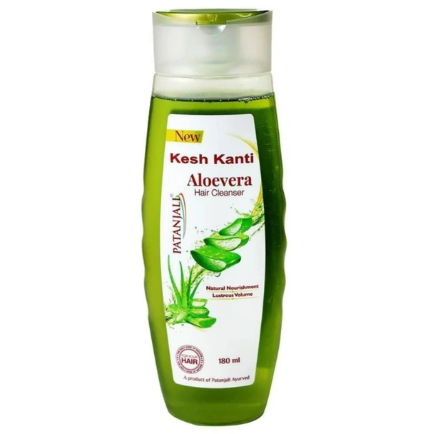 Patanjali Kesh Kanti Aloe Vera Hair Cleanser 180 ml