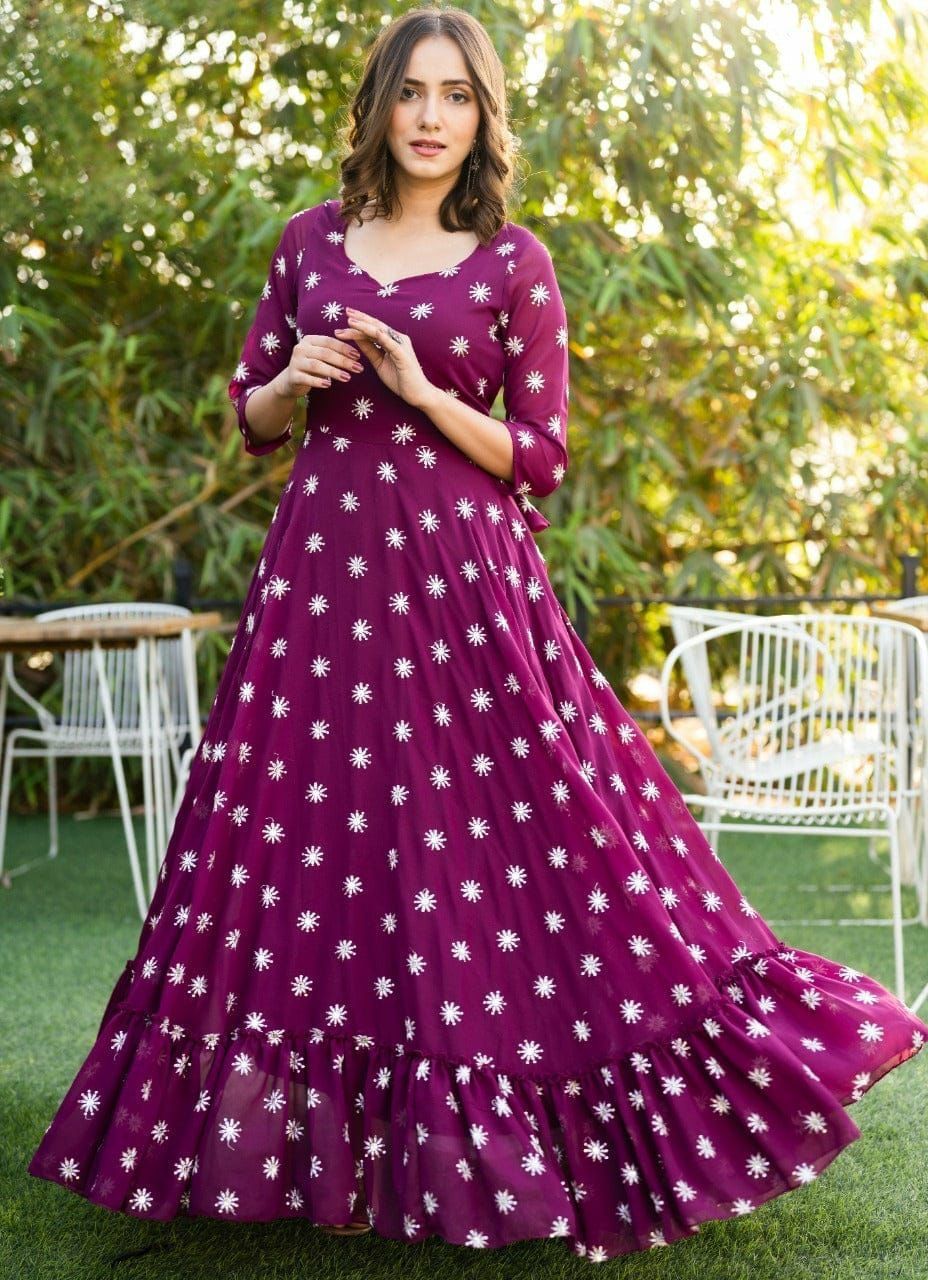 Chloé Floral Print Fil Coup Silk Blend Georgette Maxi Dress Beige, $6,795 |  NET-A-PORTER.COM | Lookastic