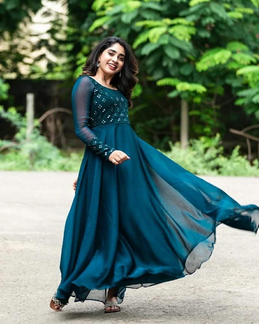 Buy Anarkali Gown Full Sleeve Dori Work Lehenga Choli Online for Women in  USA