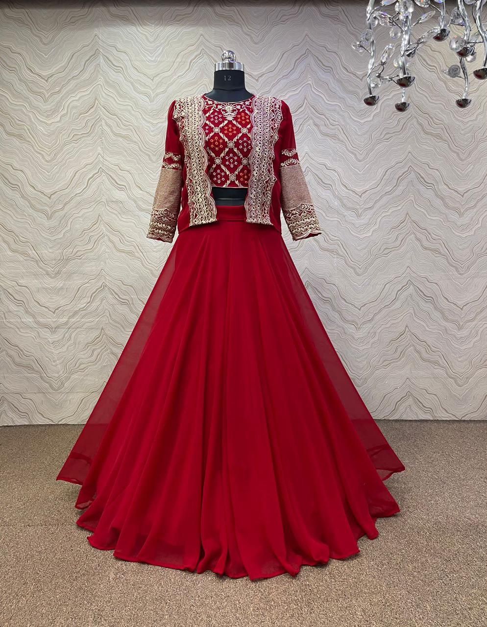 New Đěsigner Party Wear Look And New Fancy Designer Wedding Lehenga Ch -  This is very Beautiful New Design Lehenga Choli. Premium Chanderi Fabric  That Carry You Stand Unique Among Everyone.Elastic In