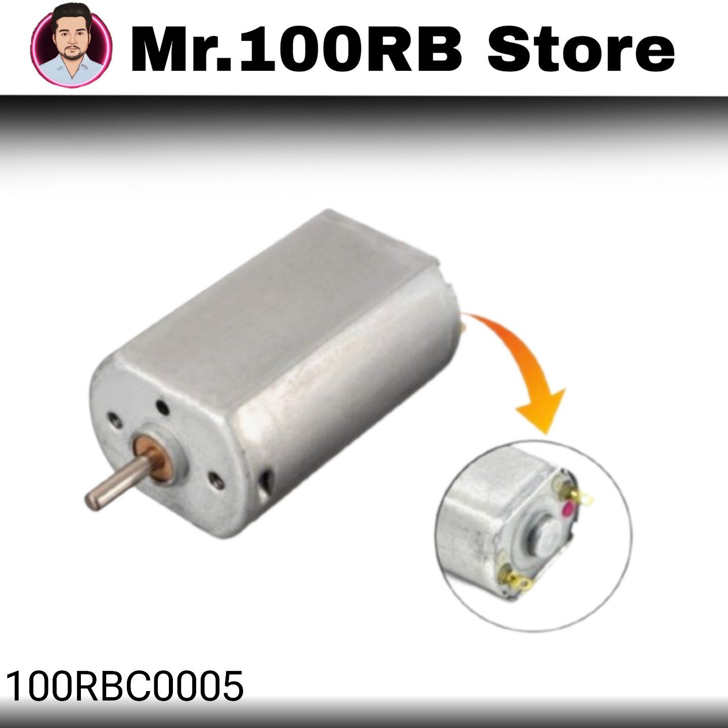 Trimmer motor outlet