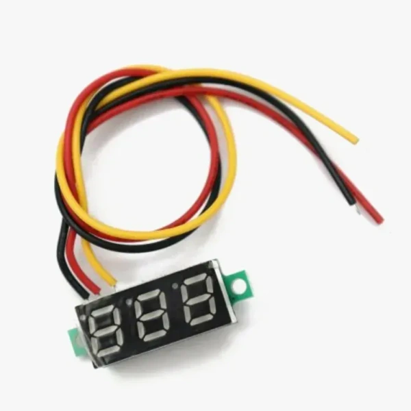 0.28-inch 0v-100v Red Display Three-Wire Mini DC Voltmeter