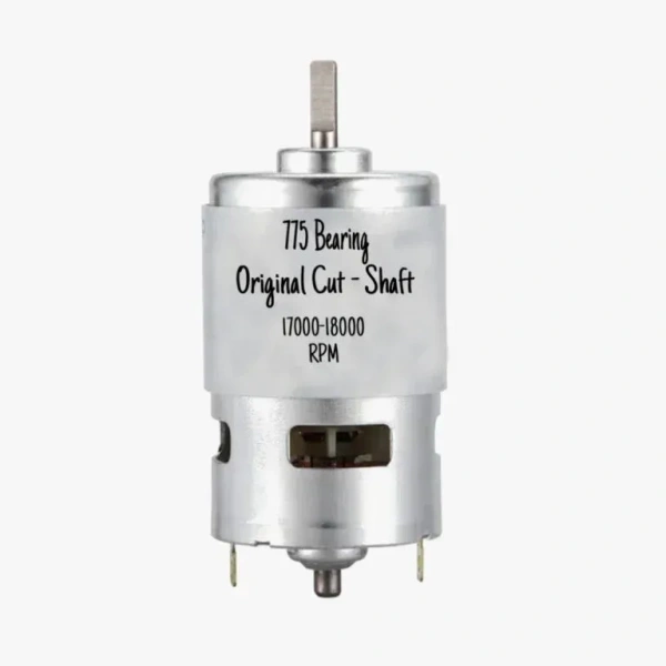 RS-775 DC Motor With Ball Bearing D-Shaft For DIY Projects