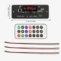 Amplifier Board with Display, Bluetooth, FM, USB, SD-Card Slot, Aux, Mic Aux and Amplifier