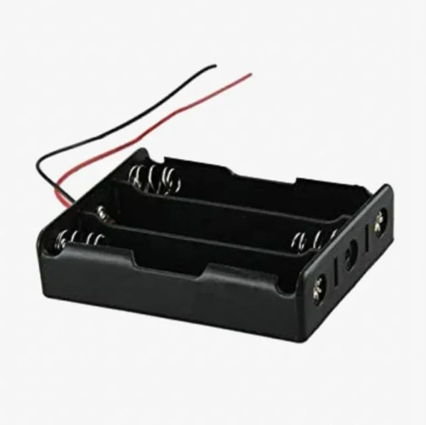 3.7v 3S – 18650 Battery In-Series Lithium Cell Holder Open Case With Wire