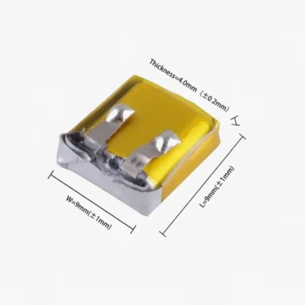 3.7V 90mah  Single Cell Rechargeable LiPo Battery