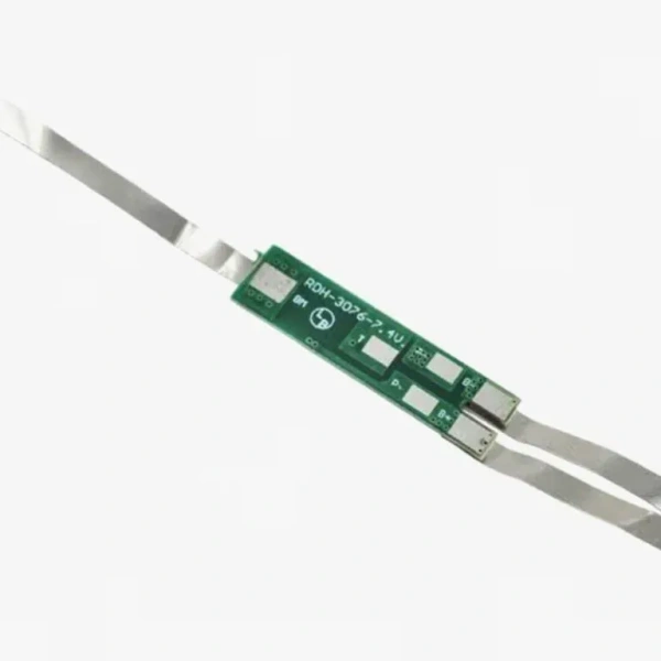 2S 7.4V – 5A BMS (Battery Protection Board) With Nickel Strip