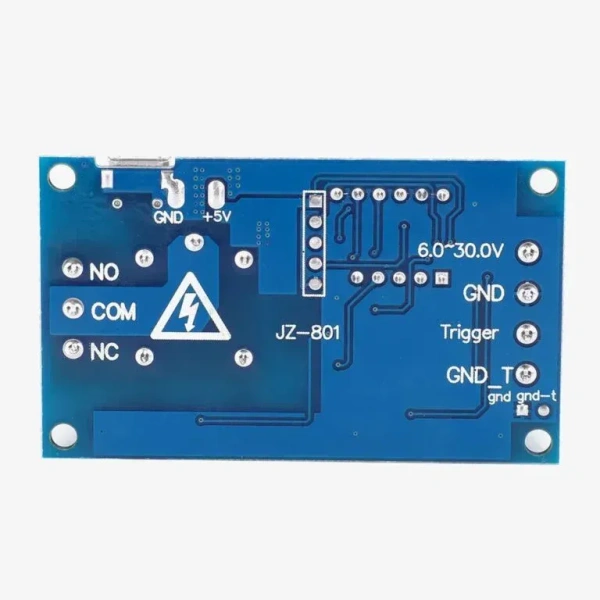 5V Micro USB Relay Module – Normally Open, 5A Current Rating
