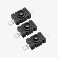 Black Tic-Tac 250v-1.5A On / Off Self Locking Switch