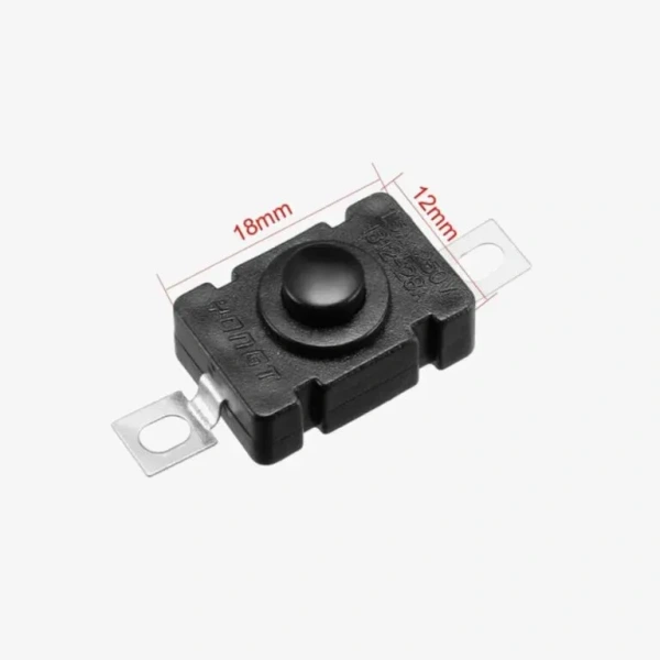 Black Tic-Tac 250v-1.5A On / Off Self Locking Switch