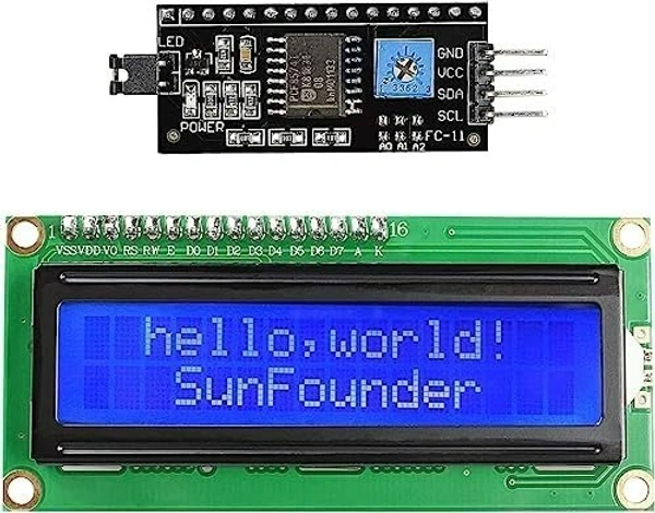 LCD Display With I2C Module 