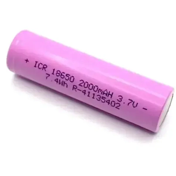 3.7V 2000mah Lithium-ion Battery Rechargeable Battery Cell (18650 Model )