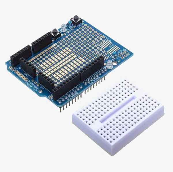 Proto Shield (Prototype) for Arduino Uno Mini Breadboard