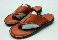 Ambur Leather Naaz Sandals - 6, Tan Hide