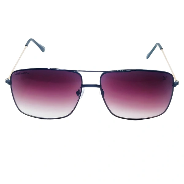 "MALUKKS 'LV' Special Edition Bistre Shade Luxury Sunglasses Unisex" - Free Size, Bistre