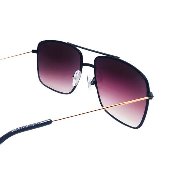 "MALUKKS 'LV' Special Edition Bistre Shade Luxury Sunglasses Unisex" - Free Size, Bistre