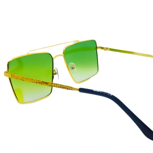 "Malukks Premium Class Luxury Sunglasses - Capri Shade, Harvest Gold Frame" - Free Size, Capri