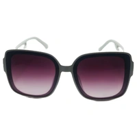  "Malukks Premium Line Exclusive Dark Sienna Sunglasses with Trending Shape and Chic White Frame Ladies Or Girls" - White, Free Size