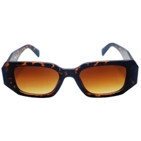 "Exclusively MALUKKS: Chic Leopard Brown Sunglasses for the Ultimate in Luxury Unisex" - Brown, Free Size