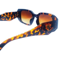 "Exclusively MALUKKS: Chic Leopard Brown Sunglasses for the Ultimate in Luxury Unisex" - Brown, Free Size