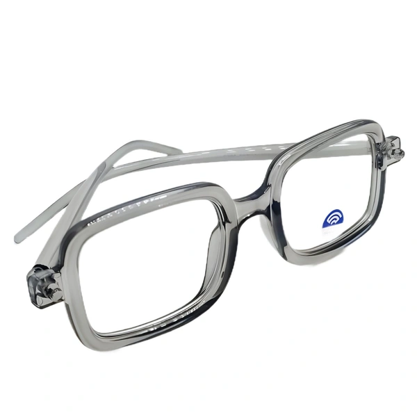 "Transcend Style: MALUKKS Exclusive Transparent Shade & Mirror Transparent Frame Sunglasses Unisex" - Free Size