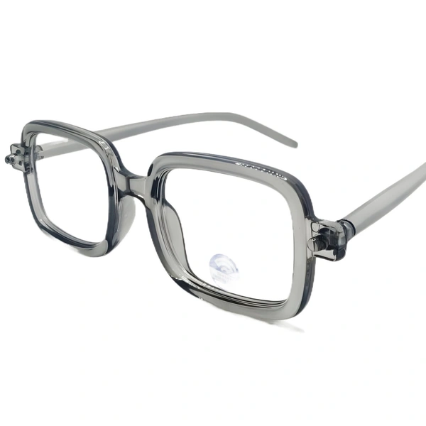 "Transcend Style: MALUKKS Exclusive Transparent Shade & Mirror Transparent Frame Sunglasses Unisex" - Free Size