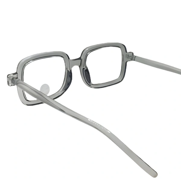 "Transcend Style: MALUKKS Exclusive Transparent Shade & Mirror Transparent Frame Sunglasses Unisex" - Free Size