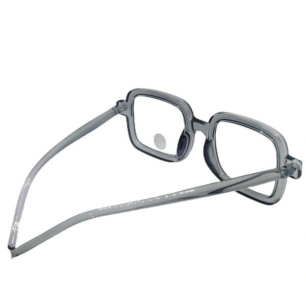"Transcend Style: MALUKKS Exclusive Transparent Shade & Mirror Transparent Frame Sunglasses Unisex" - Free Size