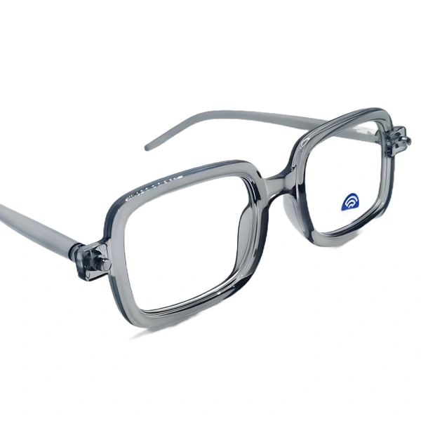 "Transcend Style: MALUKKS Exclusive Transparent Shade & Mirror Transparent Frame Sunglasses Unisex" - Free Size