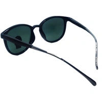 "Exclusive MALUKKS Limited Edition Glossy Touch Timber Green Shade Sunglasses Unisex" - Black, Adjustable