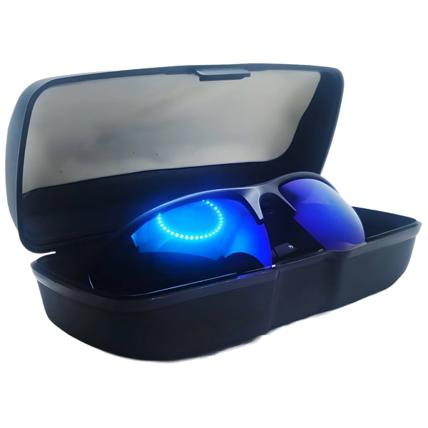 "MALUKKS Sports Class Brandeis Blue Sunglasses: Unleash Your Athletic Prowess!" - Free Size, Brandeis Blue
