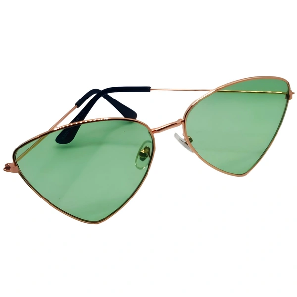 🍃 MALUKKS Premium Class Limited Edition Leaf Green Sunglasses - Refreshing Elegance Unisex - Free Size, Leaf Green