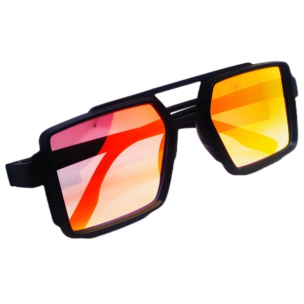 🍊 MALUKKS Starting Class Special Edition Tangy Orange Sunglasses - Kickstart Your Stylish Journey Boys - Free Size, Tangy Orange
