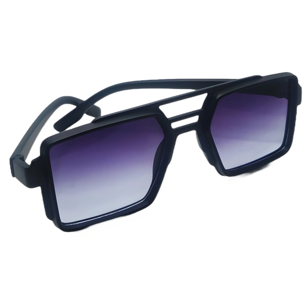 Viral Reels Square Sunglasses - Trendsetting Style from MALUKKS Boys - Free Size, Scampi