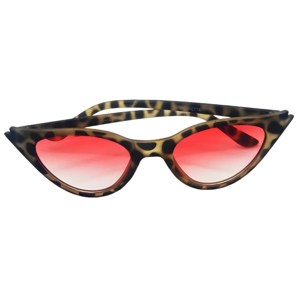 "Carmine Pink Python Sunglasses by MALUKKS - Premium Class, Limited Edition, Imported, Round Shape Girls" 🕶️🌟🐍 - Free Size, Carmine Pink