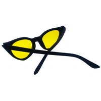"Catch the Sun with MALUKKS Premium Yellow Sunglasses - Exclusive, Limited Edition, Perfect for Viral Style Girls" 🌞🕶️🛍️🌼 - Yellow, Free Size