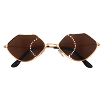 "🔥 MALUKKS Premium Class Brown Shade Limited Edition Apple Cut Sunglasses Unisex 😎" - Brown, Free Size
