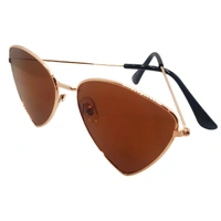 "🌟 MALUKKS Limited Edition Brown Shade Rose Gold Sunglasses Unisex 😎" - Brown, Free Size