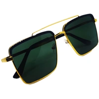 "🌟 MALUKKS Premium Gold & Black Limited Edition Sunglasses Unisex 😎" - Black, Free Size