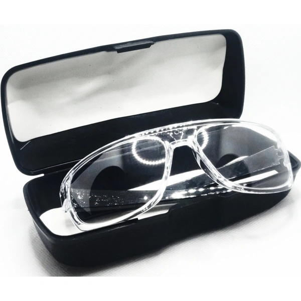"Clear Vision: MALUKKS Starting Class Transparent Sporty Sunglasses - Limited Edition" - Free Size