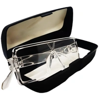 "Diamond Cut Badshah-Designed Transparent Sunglasses by MALUKKS" - Free Size, TRANSPARENT