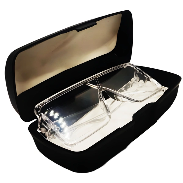 "Diamond Cut Badshah-Designed Transparent Sunglasses by MALUKKS" - Free Size, TRANSPARENT