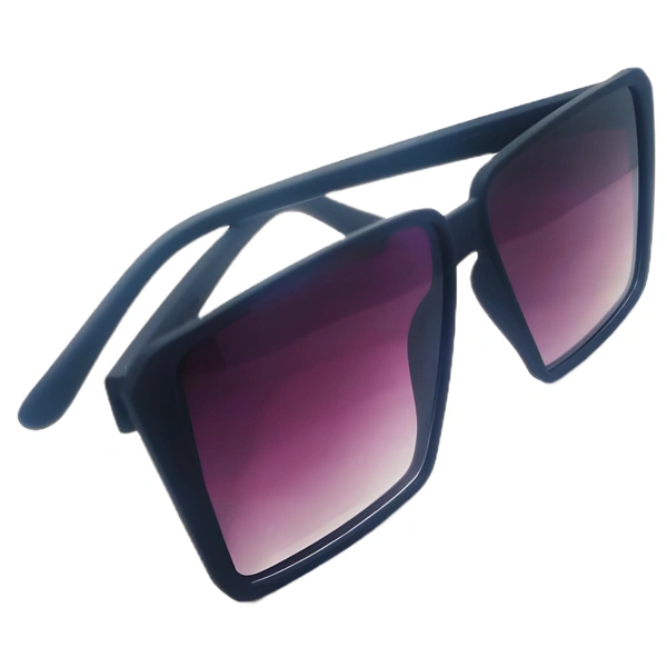 "Matt Black Scratchless Elegance: MALUKKS Big Matty Limited Edition Sunglasses" - Free Size, Purple Taupe