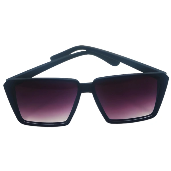 "Matt Black Scratchless Elegance: MALUKKS Big Matty Limited Edition Sunglasses" - Purple Taupe, Free Size
