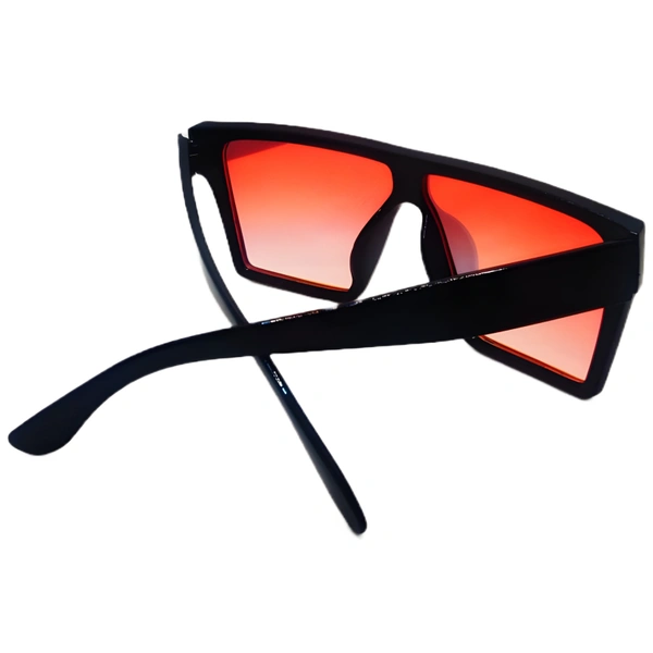 "🔥 Radiant Orange Glow: MALUKKS Demanding Model Starting Class Sunglasses 🕶️" - Orange, Free Size