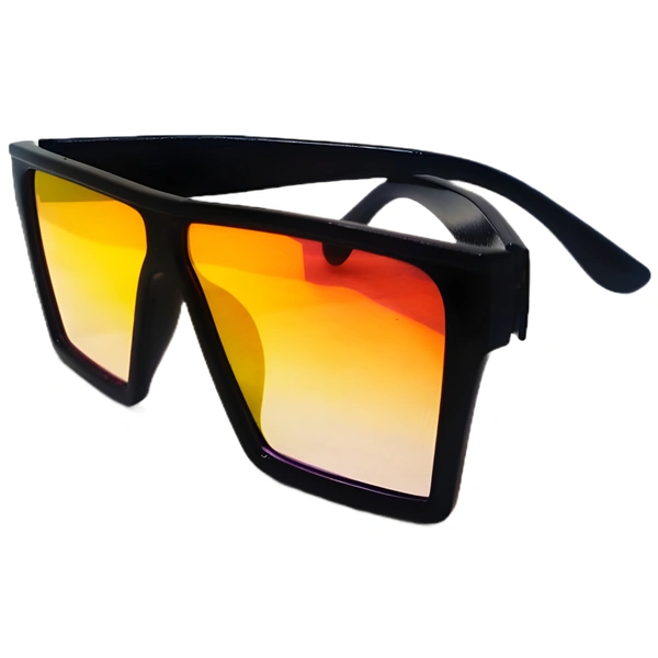 "🔥 Radiant Orange Glow: MALUKKS Demanding Model Starting Class Sunglasses 🕶️" - Orange, Free Size